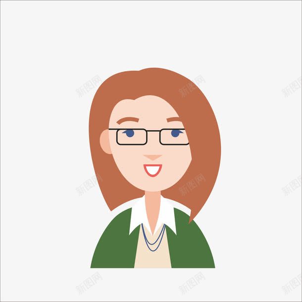 扁平化美女人物矢量图ai免抠素材_88icon https://88icon.com PPT PPT元素 扁平 扁平化 矢量图