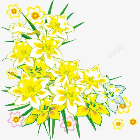 手绘黄色小叶子png免抠素材_88icon https://88icon.com 叶子 手绘 黄色