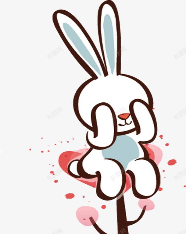卡通可爱小白兔png免抠素材_88icon https://88icon.com 卡通 可爱 小白兔