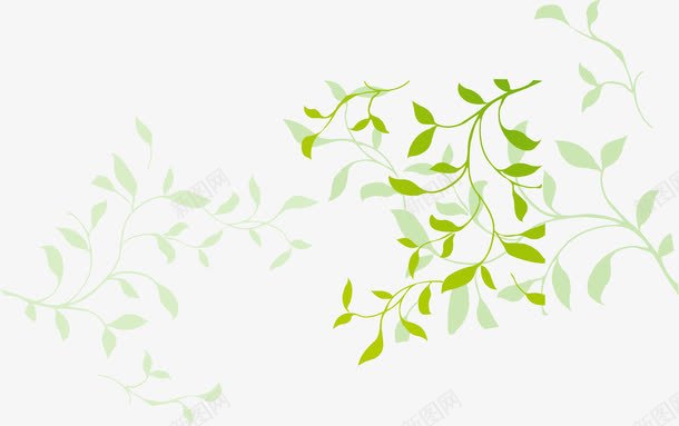 手绘黄绿色树叶纹理装饰png免抠素材_88icon https://88icon.com 树叶 纹理 装饰 黄绿色