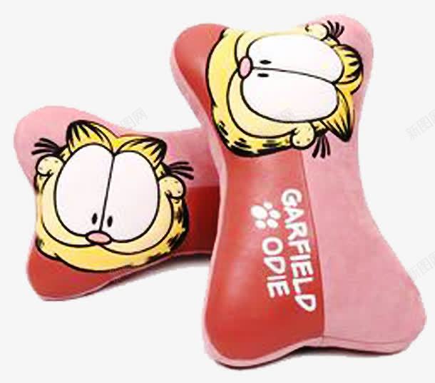 大脸猫靠背png免抠素材_88icon https://88icon.com 实用 汽车内饰 猫 粉色