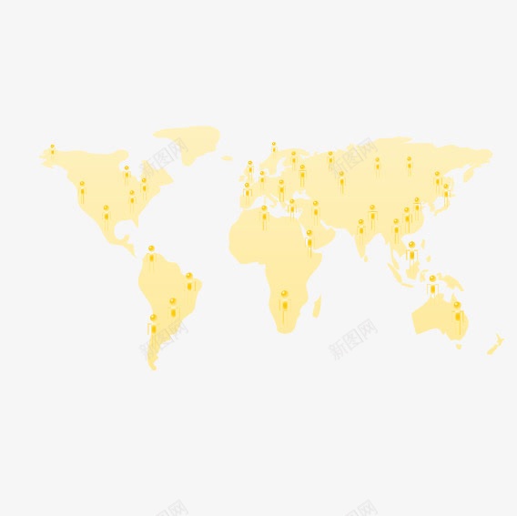 分布各地的小黄人矢量图ai免抠素材_88icon https://88icon.com 分布 分布各地的小黄人 地图 小黄人 矢量图