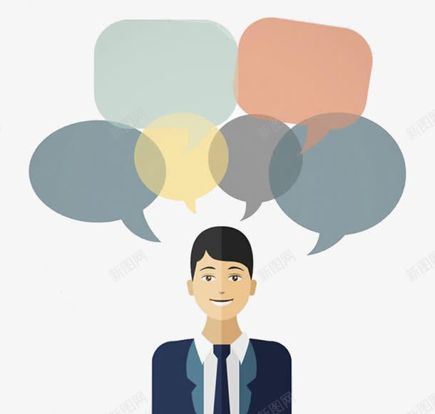 人物对话框矢量图ai免抠素材_88icon https://88icon.com 卡通 商务人士 对话框 矢量图