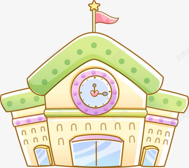 扁平风格合成效果卡通建筑小房子png免抠素材_88icon https://88icon.com 卡通 合成 建筑 房子 扁平 效果 风格