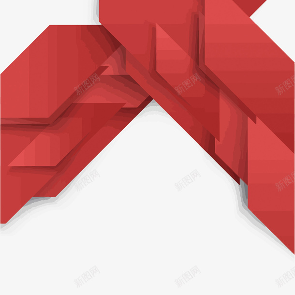 红色几何装饰矢量图eps免抠素材_88icon https://88icon.com 几何矢量 几何装饰PNG矢量图 几何装饰免扣PNG图 卡通 手绘 红色 矢量图