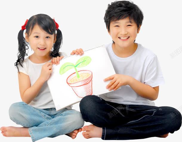 手绘绘画人物儿童png免抠素材_88icon https://88icon.com 人物 儿童 绘画