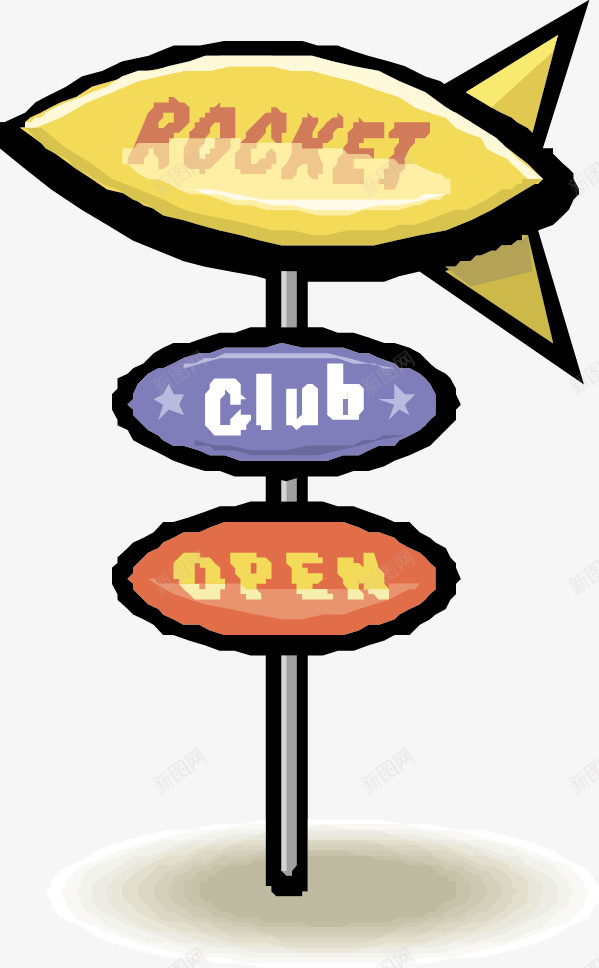 鱼形状指示牌矢量图eps免抠素材_88icon https://88icon.com 指示牌素材 矢量素材 装饰素材 设计素材 矢量图