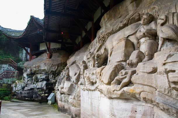重庆大足宝顶山十二png免抠素材_88icon https://88icon.com 名胜古迹 旅游风景 著名建筑