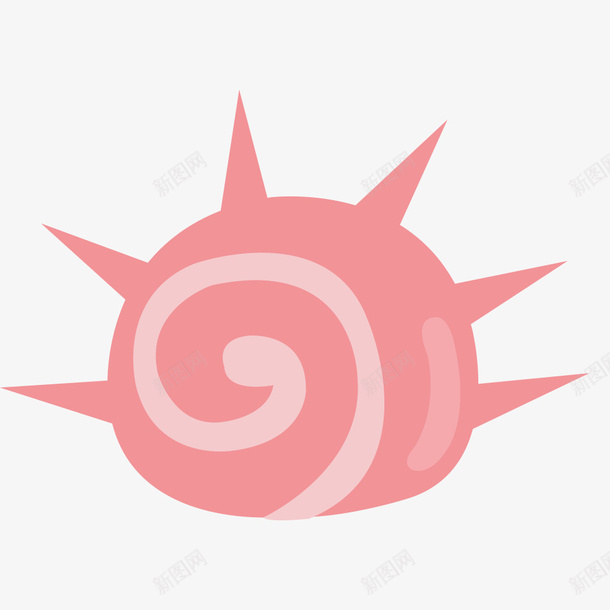 海胆png免抠素材_88icon https://88icon.com 卡通 卡通海胆 可爱 粉色