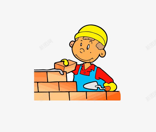 工人人物插画png免抠素材_88icon https://88icon.com ai矢量图 人物 人物插画 卡通人物 工人 工具 旷工 矢量人物 矿工 砖头