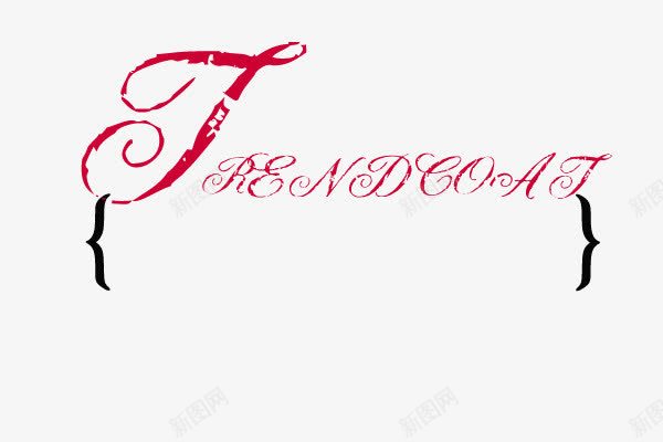 红色英文艺术字png免抠素材_88icon https://88icon.com 括号 海报艺术字 红色 艺术字 英文