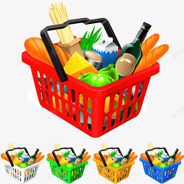 菜篮png免抠素材_88icon https://88icon.com 篮筐 菜篮 购物篮