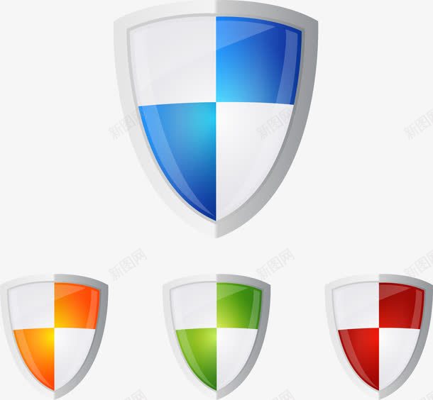 盾矢量图eps免抠素材_88icon https://88icon.com 盾 蓝色 矢量图