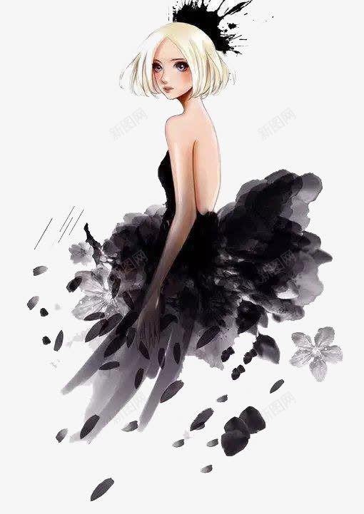 卡通女孩png免抠素材_88icon https://88icon.com 女孩 彩绘 高冷