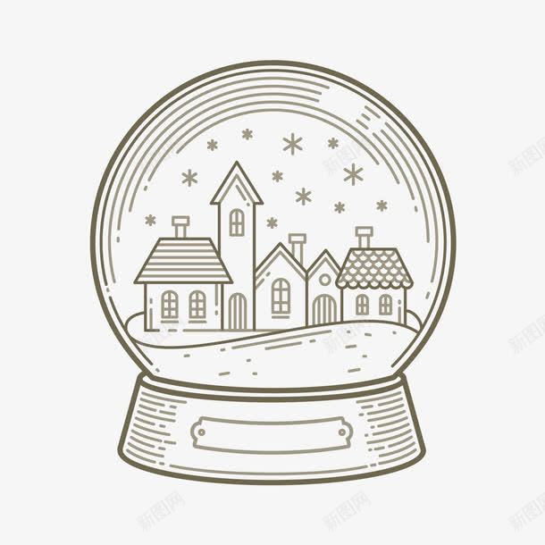 手绘素描许愿球房子图案png免抠素材_88icon https://88icon.com 图案 房子 手绘 素描 许愿球