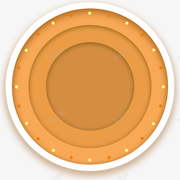 橙色简约圆圈边框纹理png免抠素材_88icon https://88icon.com 免抠PNG 圆圈 橙色 简约 边框纹理