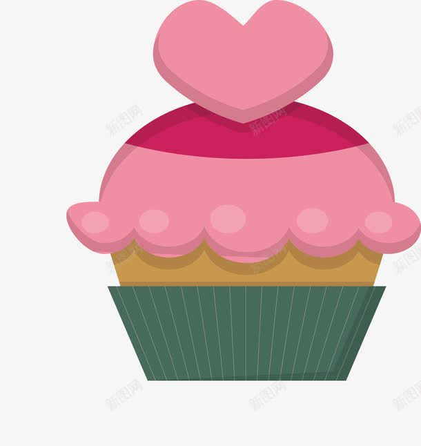 卡通心形蛋糕png免抠素材_88icon https://88icon.com 告白 心形蛋糕 浪漫 矢量素材