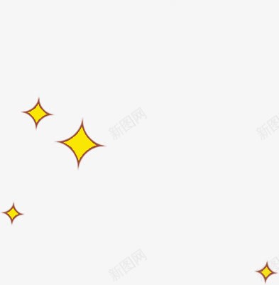 手绘黄色卡通装饰星星png免抠素材_88icon https://88icon.com 卡通 星星 装饰 黄色