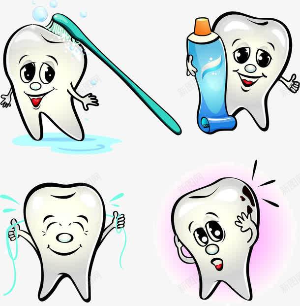 卡通牙齿表情漫画图png免抠素材_88icon https://88icon.com 卡通 牙齿 表情漫画
