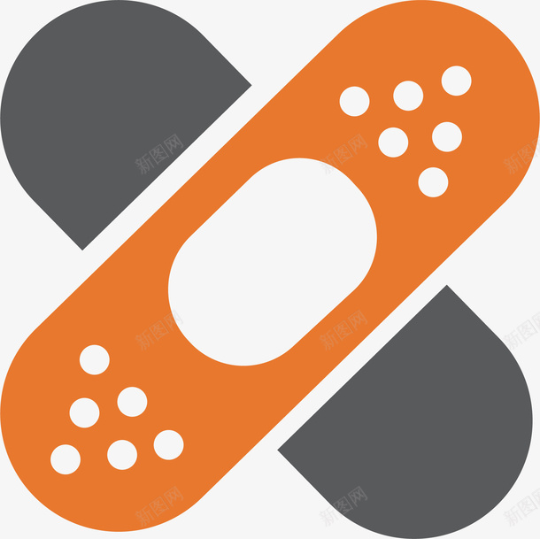 卡通创可贴矢量图ai免抠素材_88icon https://88icon.com 健康医疗 医疗健康 医疗用品 医疗科技 卡通创可贴 生物医疗 矢量图