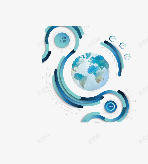 商务信息图表矢量图ai免抠素材_88icon https://88icon.com PPT元素 信息 商务 图表 统计 金融 矢量图