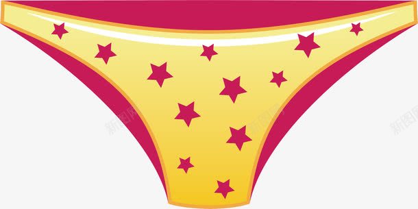内裤元素png免抠素材_88icon https://88icon.com png 内裤 内裤矢量 卡通 星星 矢量元素