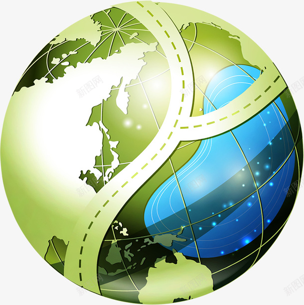 商务全球环保地球png免抠素材_88icon https://88icon.com 商务全地球 环保地球
