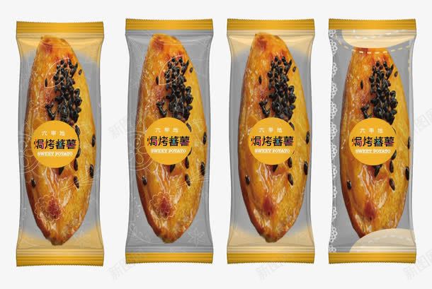 芝士焗番薯包装袋png免抠素材_88icon https://88icon.com 包装袋 焗番薯 设计参考 透明包装