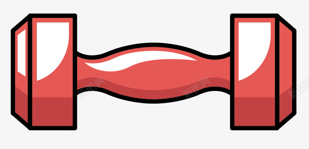 粉红色梭形哑铃png免抠素材_88icon https://88icon.com 卡通哑铃 哑铃 扁平健身哑铃 梭形哑铃 矢量哑铃 粉红色 锻炼哑铃