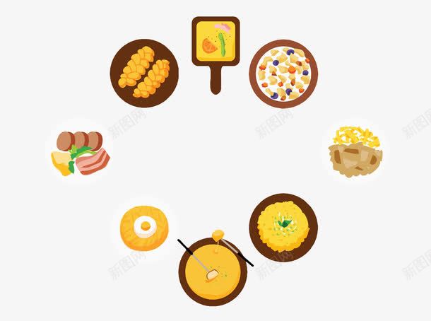 彩色手绘扁平化美食png免抠素材_88icon https://88icon.com 彩色 扁平化 手绘 手绘火锅食材 火锅 美食 食材
