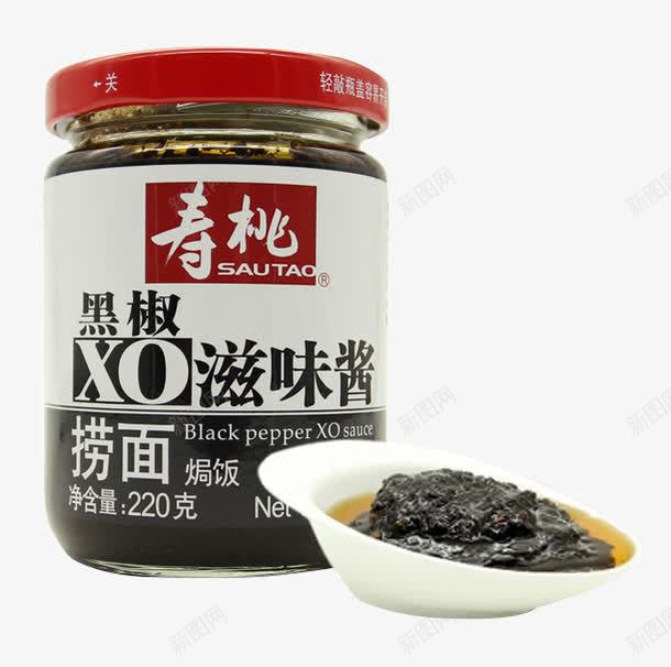 寿桃黑椒滋味酱png免抠素材_88icon https://88icon.com 寿桃 胡椒粉罐 酱料汁 食物调料 黑椒汁 黑胡椒