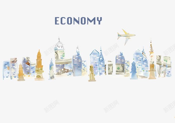 经济海报背景png免抠素材_88icon https://88icon.com 插画 海报 海报背景 素材海报 经济 经济背景
