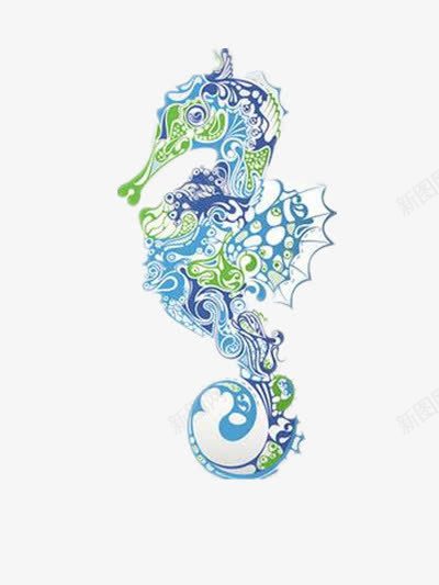 海马png免抠素材_88icon https://88icon.com 海马 绘画 美丽 蓝色 装饰