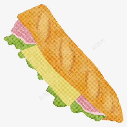 法式面包手绘png免抠素材_88icon https://88icon.com 手绘 手绘图片 法式 法式面包手绘图片 面包