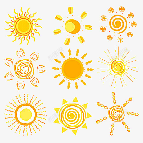 金色卡通太阳png免抠素材_88icon https://88icon.com 卡通太阳 唯美太阳 金色卡通太阳 金色太阳