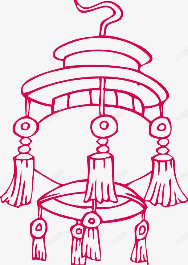 卡通复古挂钩花灯灯笼png免抠素材_88icon https://88icon.com 卡通灯笼 卡通花灯 复古灯笼 复古花灯 挂钩灯笼 矢量卡通 矢量灯笼 矢量花灯 花灯