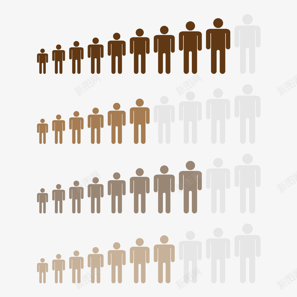 灰色人群分析psd免抠素材_88icon https://88icon.com 人群 分析 灰色 素材