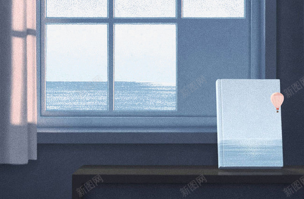 手绘插画png免抠素材_88icon https://88icon.com 创意书本插画 手绘插画 树主题插画 诗意插画