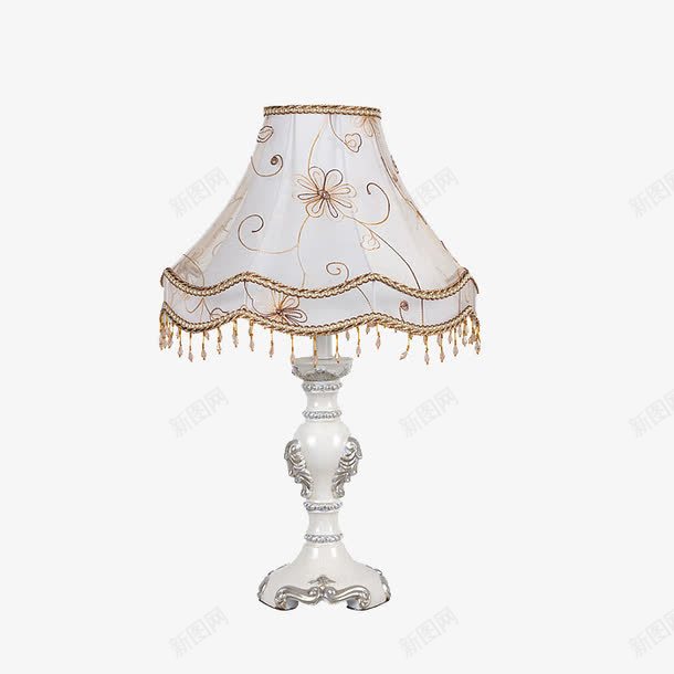 白色陶瓷台灯png免抠素材_88icon https://88icon.com 产品实物图 台灯 床头灯 白色 陶瓷