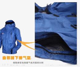 冲锋衣的细节图png免抠素材_88icon https://88icon.com 冲锋衣 细节 蓝色 衣服
