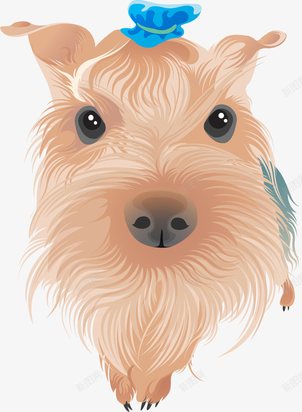 手绘宠物狗矢量图ai免抠素材_88icon https://88icon.com 呆萌 宠物狗 手绘 矢量图