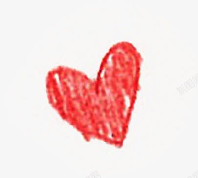 红色手绘爱心卡通艺术png免抠素材_88icon https://88icon.com 卡通 爱心 红色 艺术