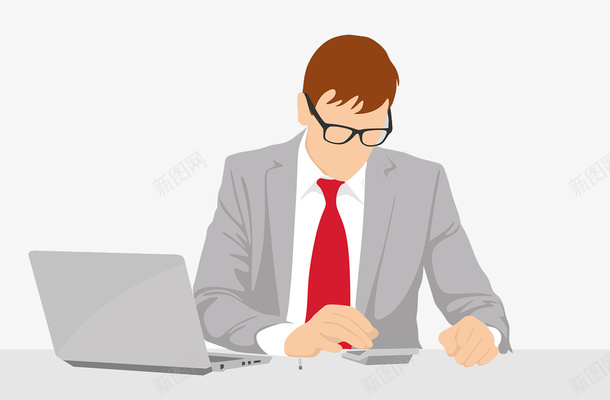 一个正在用电脑办公的男士矢量图ai免抠素材_88icon https://88icon.com 一个男士 商务男士 商务男士PNG 电脑办公 电脑办公男士 矢量男士 矢量图