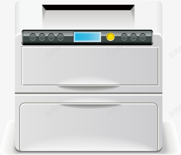 打印机矢量图ai免抠素材_88icon https://88icon.com 打印机 电器 矢量图