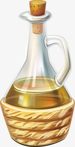 装饰油瓶png免抠素材_88icon https://88icon.com 油瓶 白色 装饰