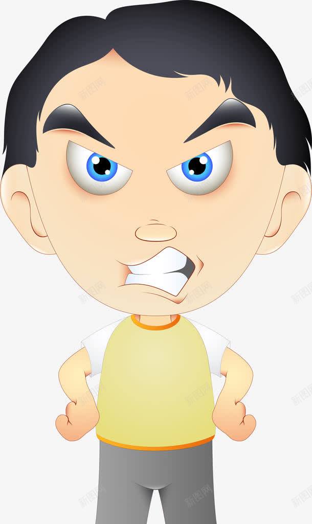 卡通人物焦急状态png免抠素材_88icon https://88icon.com 人物 卡通 手绘男孩 焦急