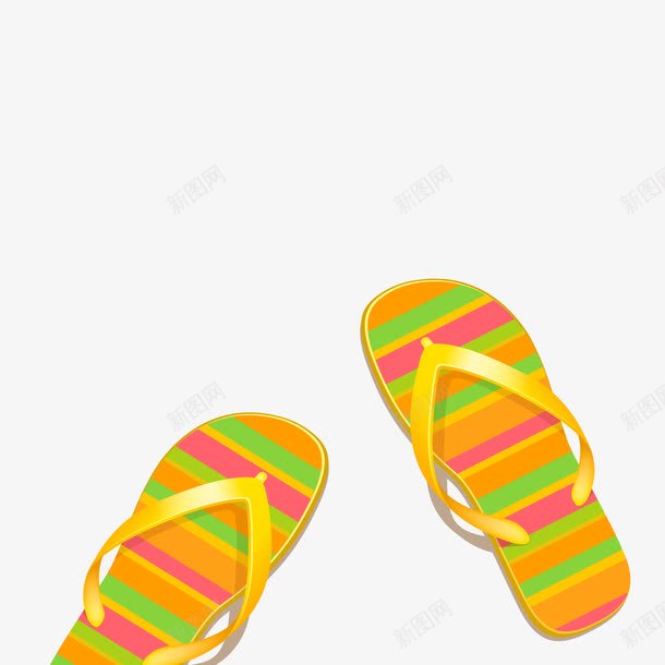 彩色的拖鞋png免抠素材_88icon https://88icon.com png 彩色 拖鞋 鞋