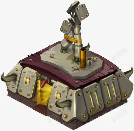 手绘紫色卡通武器png免抠素材_88icon https://88icon.com 卡通 武器 紫色