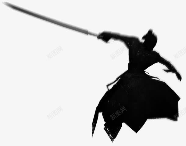 持剑侠士剪影海报背景png免抠素材_88icon https://88icon.com 侠士 剪影 持剑 海报 背景