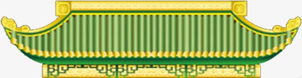 绿色古典传统建筑png免抠素材_88icon https://88icon.com 传统 古典 建筑 绿色